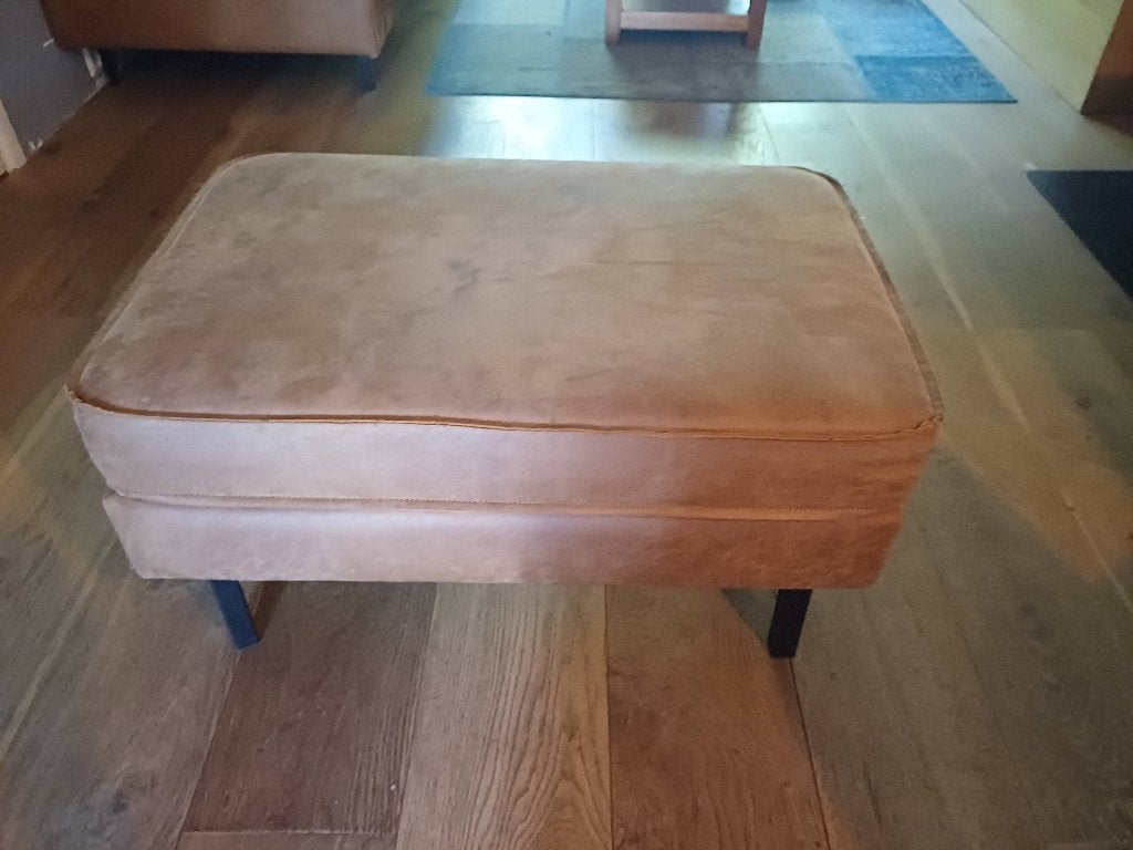 WOOOD Rodeo poef/ voetenbank/hocker, Ophalen, Minder dan 50 cm, Gebruikt, Modern, stoer en eigentijds