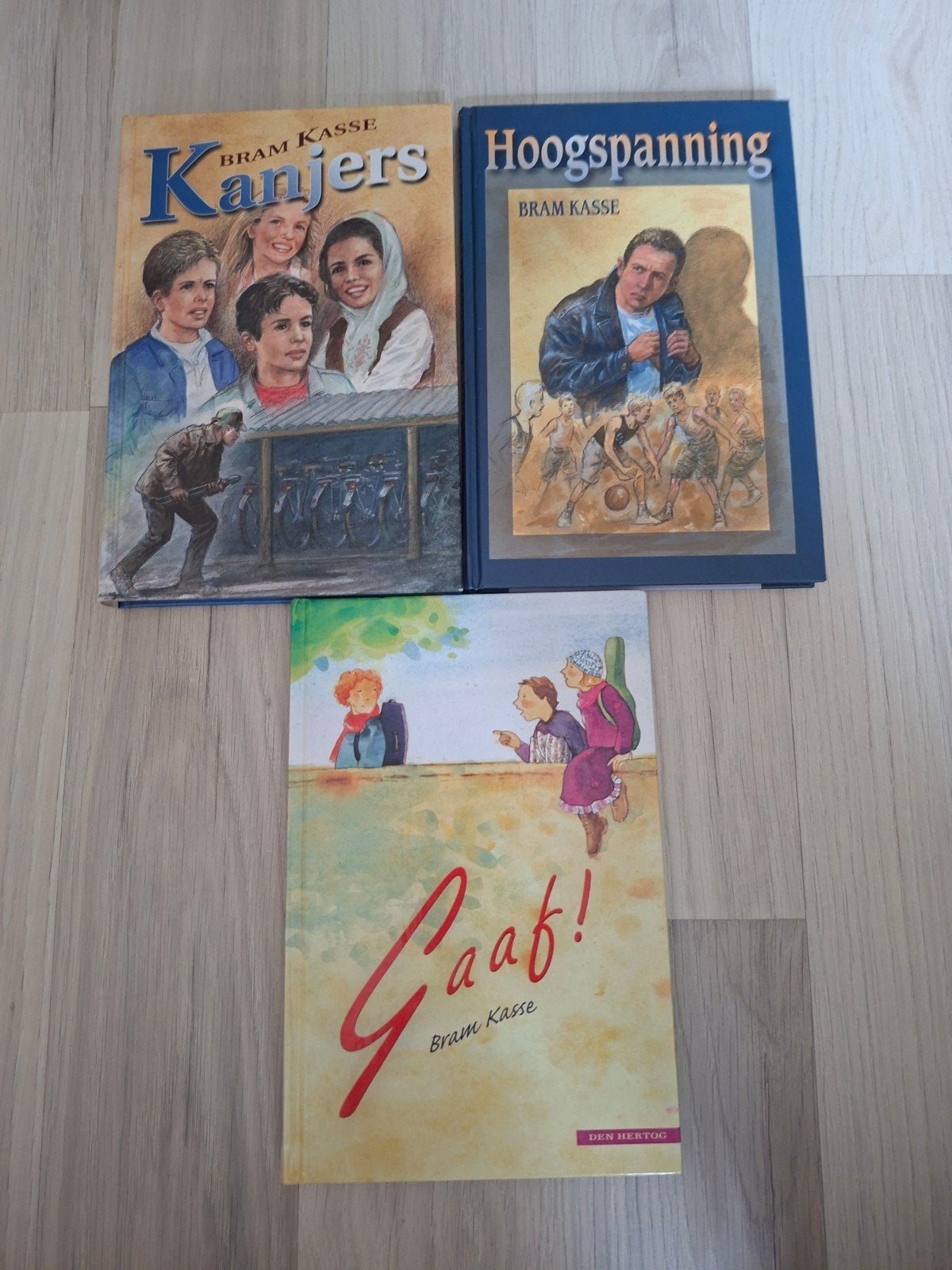 Bram Kasse Boeken: Kanjers, Hoogspanning, Gaaf! (set), Ophalen of Verzenden, Zo goed als nieuw, Bram Kasse, Fictie
