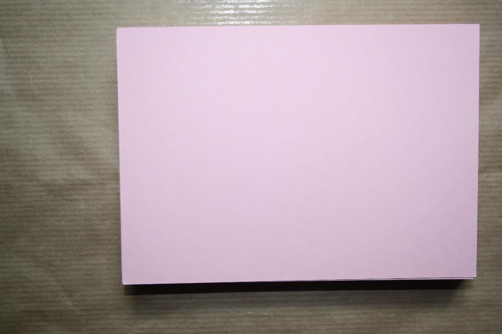 60 stuks enkele kaarten rose 14,8x10,5cm, Ophalen of Verzenden, Nieuw, Overige thema's, Blanco kaart of Basiskaart