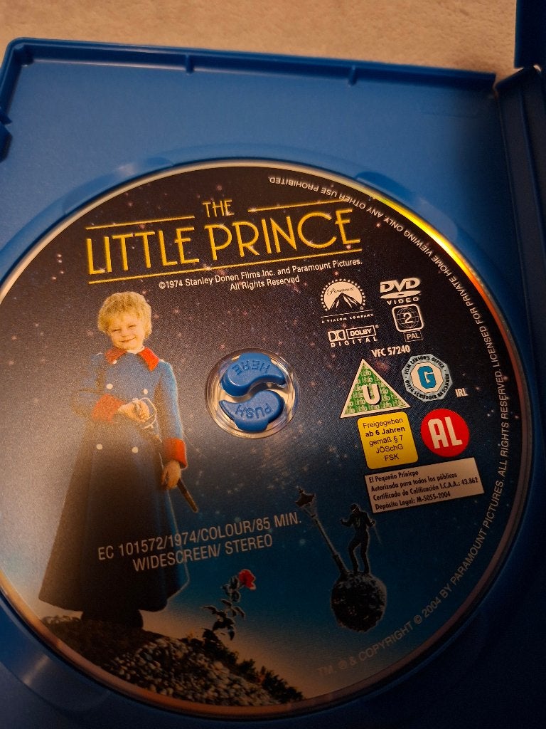 The Little Prince (De Kleine Prins) DVD - Widescreen, Cd's en Dvd's, Dvd's | Klassiekers, Ophalen, 1960 tot 1980, Alle leeftijden