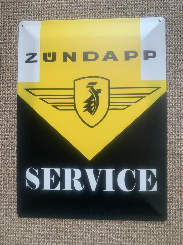 Zundapp metalen bord., Ophalen of Verzenden, Nieuw, Overige typen
