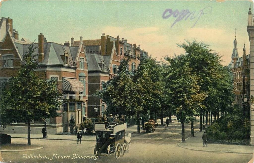 388-215-049 Rotterdam Nieuwe Binnenweg, Verzenden, Voor 1920, Zuid-Holland