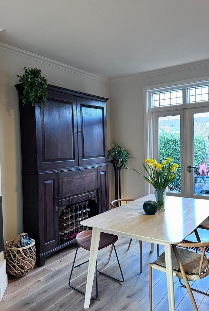 Elba eettafel SKLUM150x90 cm - Natuurlijk Hout, Huis en Inrichting, Tafels | Eettafels, Ophalen, Gebruikt, 100 tot 150 cm, 50 tot 100 cm