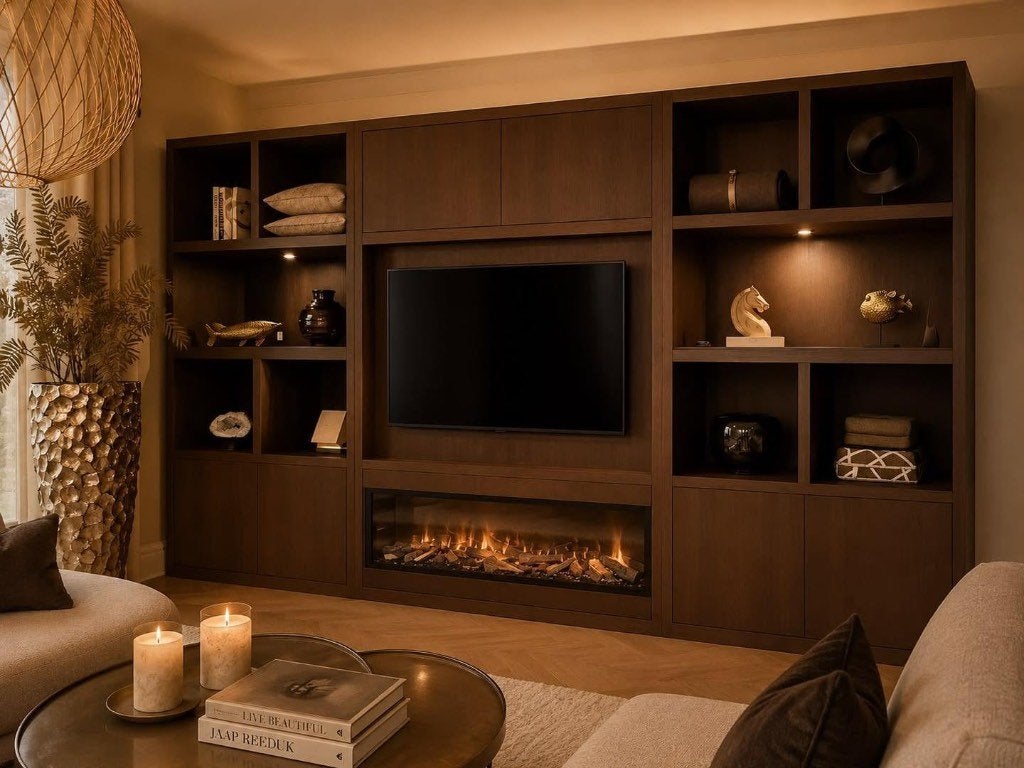 Dubai Cinewall met haard, Huis en Inrichting, Ophalen, Hertogensingel 97, Oss, 200 cm of meer, Info@ruederosa.nl