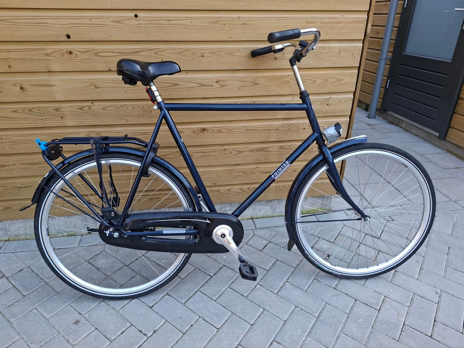 Pointer stadsfiets - Donkerblauw, Fietsen en Brommers, 61 tot 65 cm, Ophalen, Terugtraprem, Overige merken