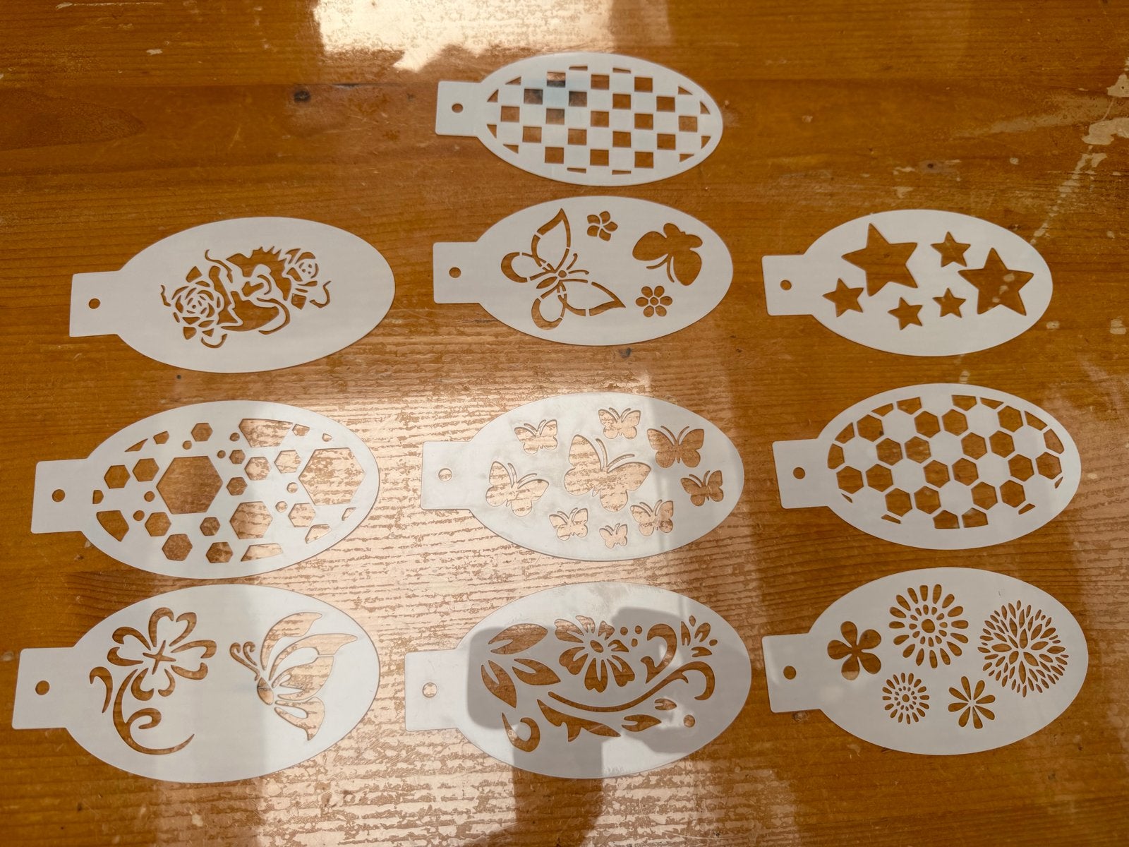 Schmink/Glittertattoo Sjablonen - Diverse Ontwerpen (per 10), Dieren, Nieuw, Ophalen of Verzenden, Kunststof