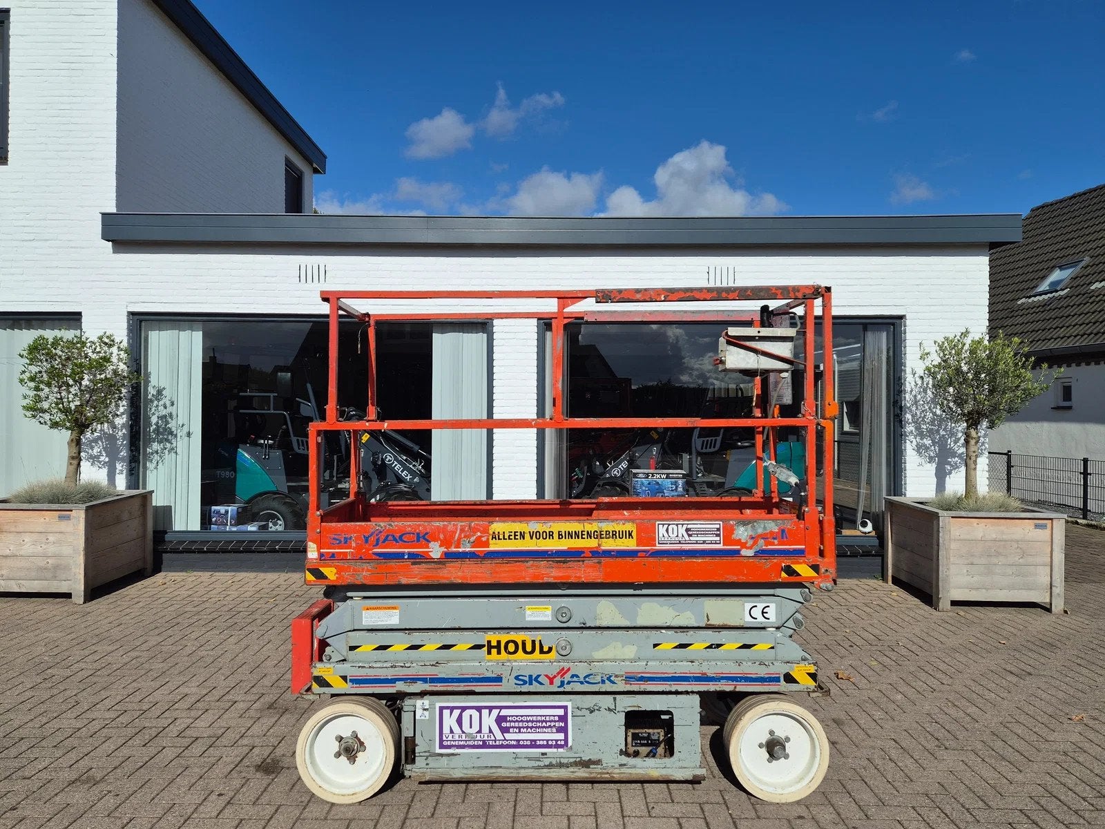 Skyjack Sj3220 schaarlift 8m hoogwerker keuring (bj 2003)