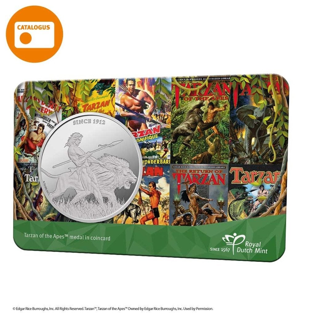 Penning Nederland 2022 in BU Coincard - Tarzan of the Apes, Verzenden, Overige materialen, Nederland