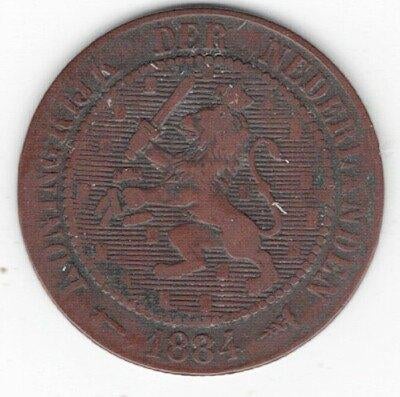 26-840 Nederland 2 1/2 cent 1884, Postzegels en Munten, Munten | Nederland, Ophalen of Verzenden, Koning Willem III, Overige waardes