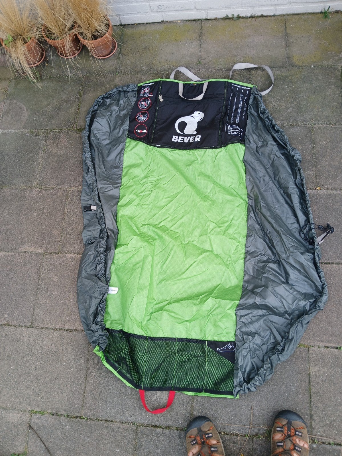 Bach Alpine Beversport opbergzak voor klimtouw, Sport en Fitness, Ophalen of Verzenden, Zo goed als nieuw, Klimsport-accessoire