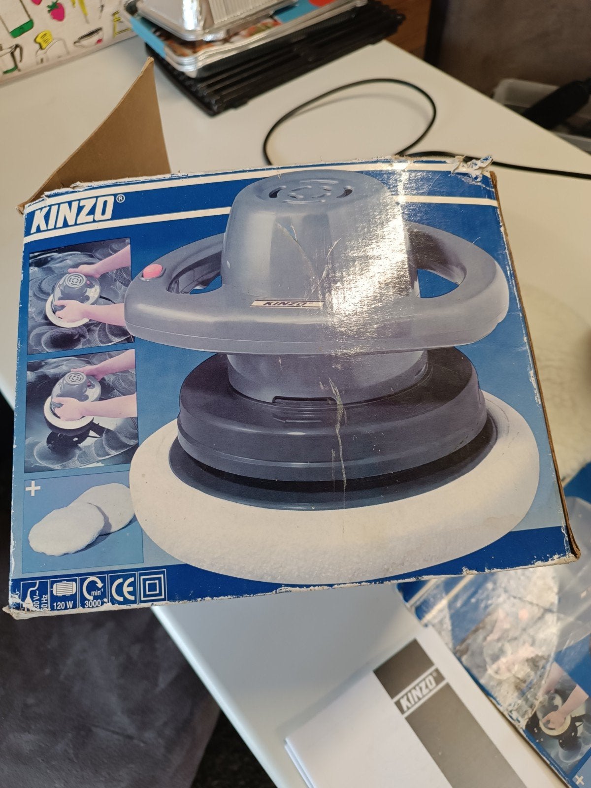 Kinzo Poetsmachine 120W - Auto Polijstmachine, Ophalen of Verzenden