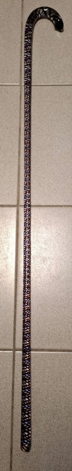 Antieke glazen wandelstok, Antiek en Kunst, Ophalen