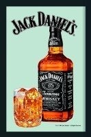 Jack Daniels fles en glas reclame spiegel wanddeco decoratie