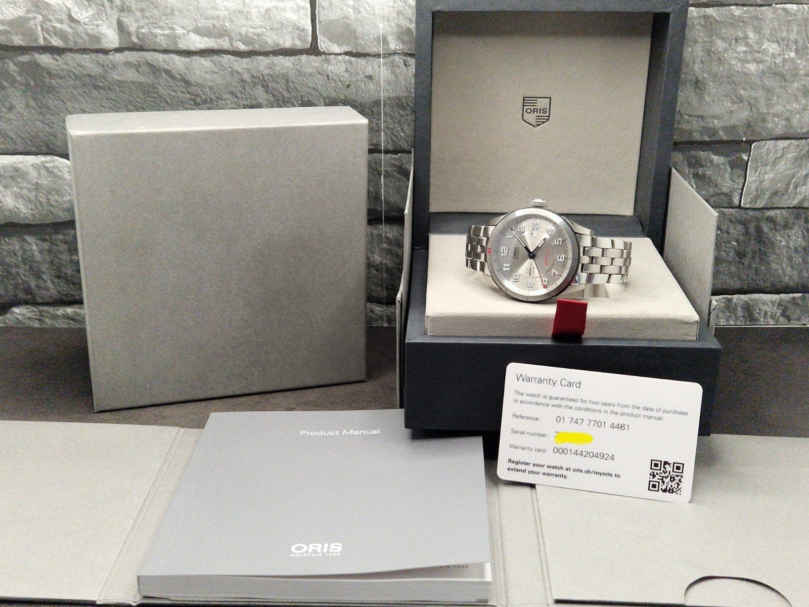 Oris Audi Sport GMT 44mm Automatic, set, Sieraden, Tassen en Uiterlijk, Horloges | Heren, Overige merken, Staal, Zwitserland, Staal