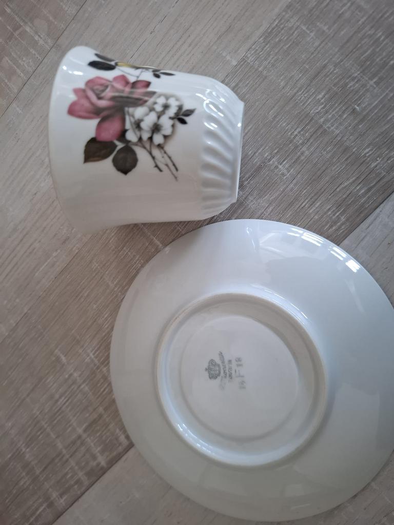 Kop en schotel, Huis en Inrichting, Keuken | Servies, Ophalen of Verzenden, Zo goed als nieuw, Overige stijlen, Kop(pen) en/of Schotel(s)