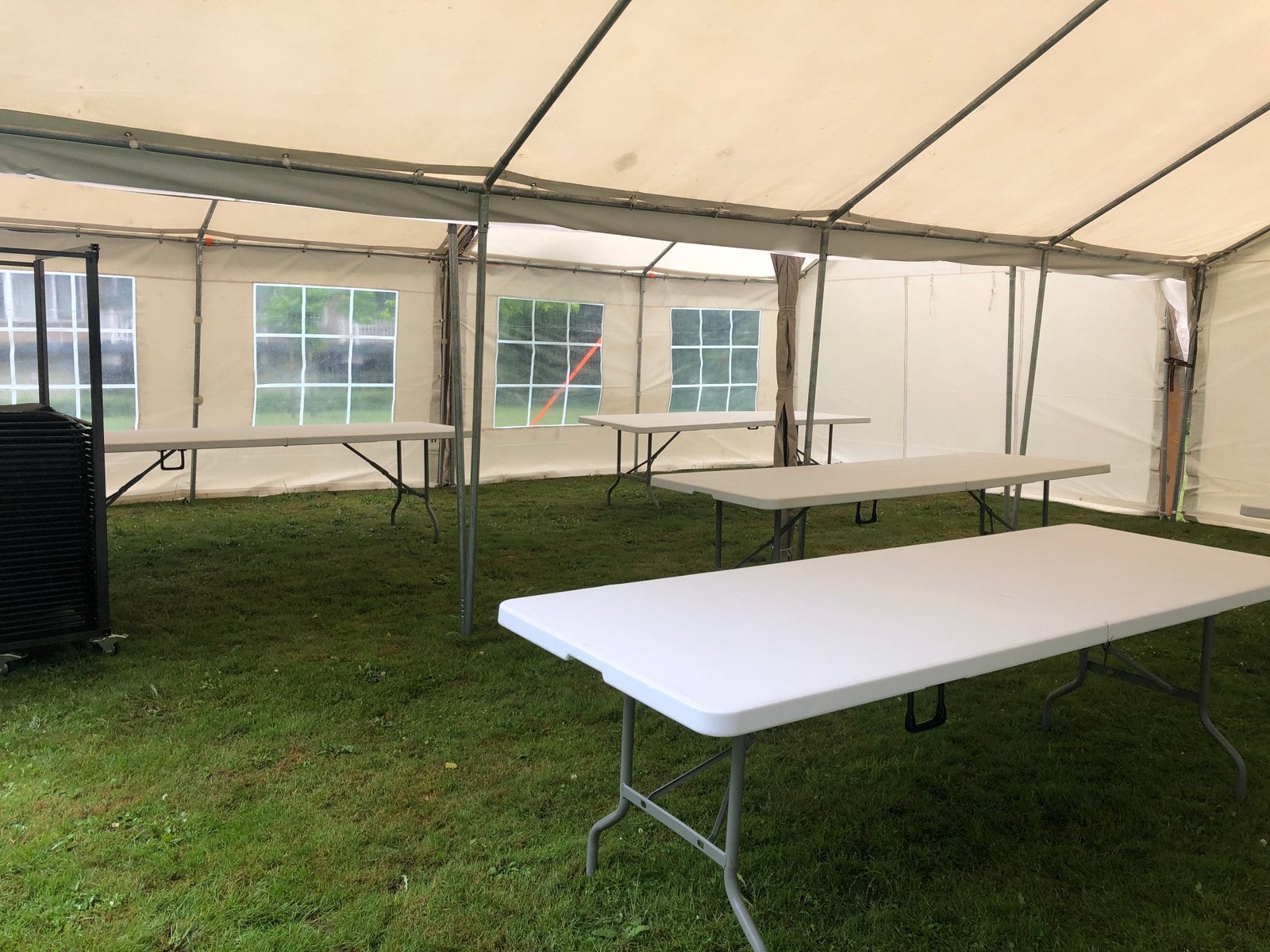 7x Bolero inklapbare tafel 244x86 cm, Ophalen, Zo goed als nieuw, Overige