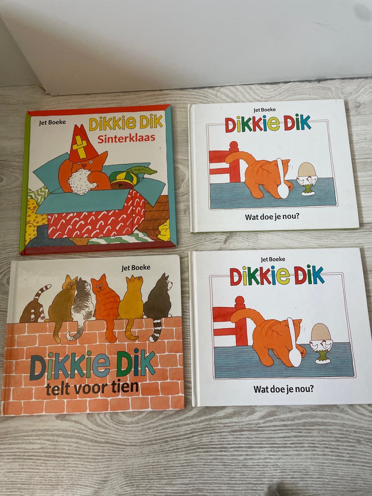 Dikkie Dik Boeken - 4-delige set, Ophalen of Verzenden, Gelezen, 2 tot 3 jaar
