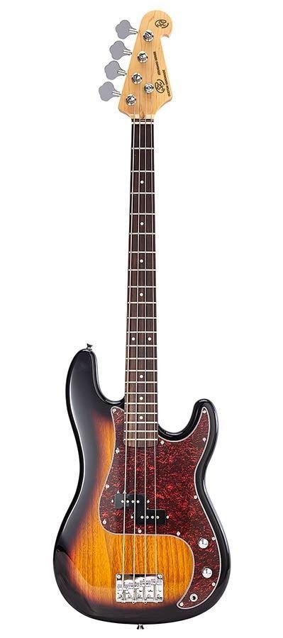 BD23TS SX P-style elektrische basgitaar 3 tone sunburst, ., Nieuw, Ophalen of Verzenden, .