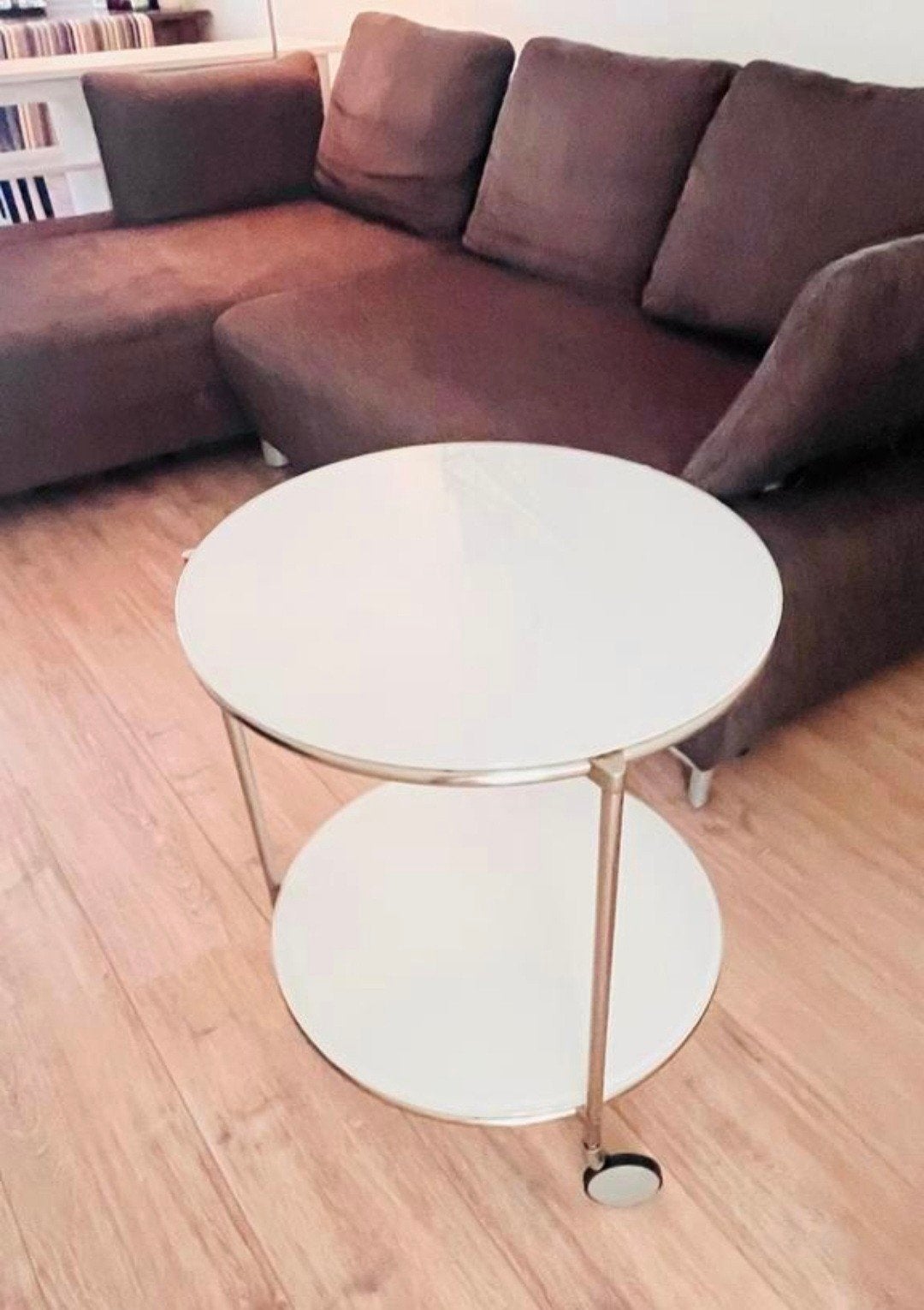 Bijzettafel, Ophalen, 50 tot 100 cm, Rond, Nieuw