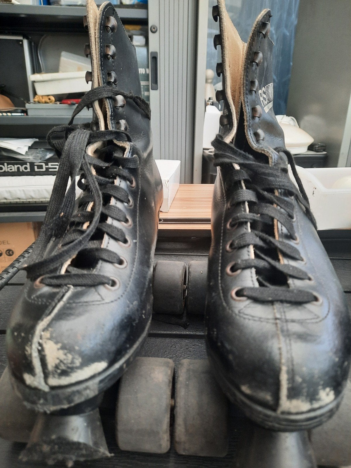 Vintage Roller Skates - Zwart - Maat 38, Ophalen of Verzenden, Gebruikt, Overige typen, Overige merken