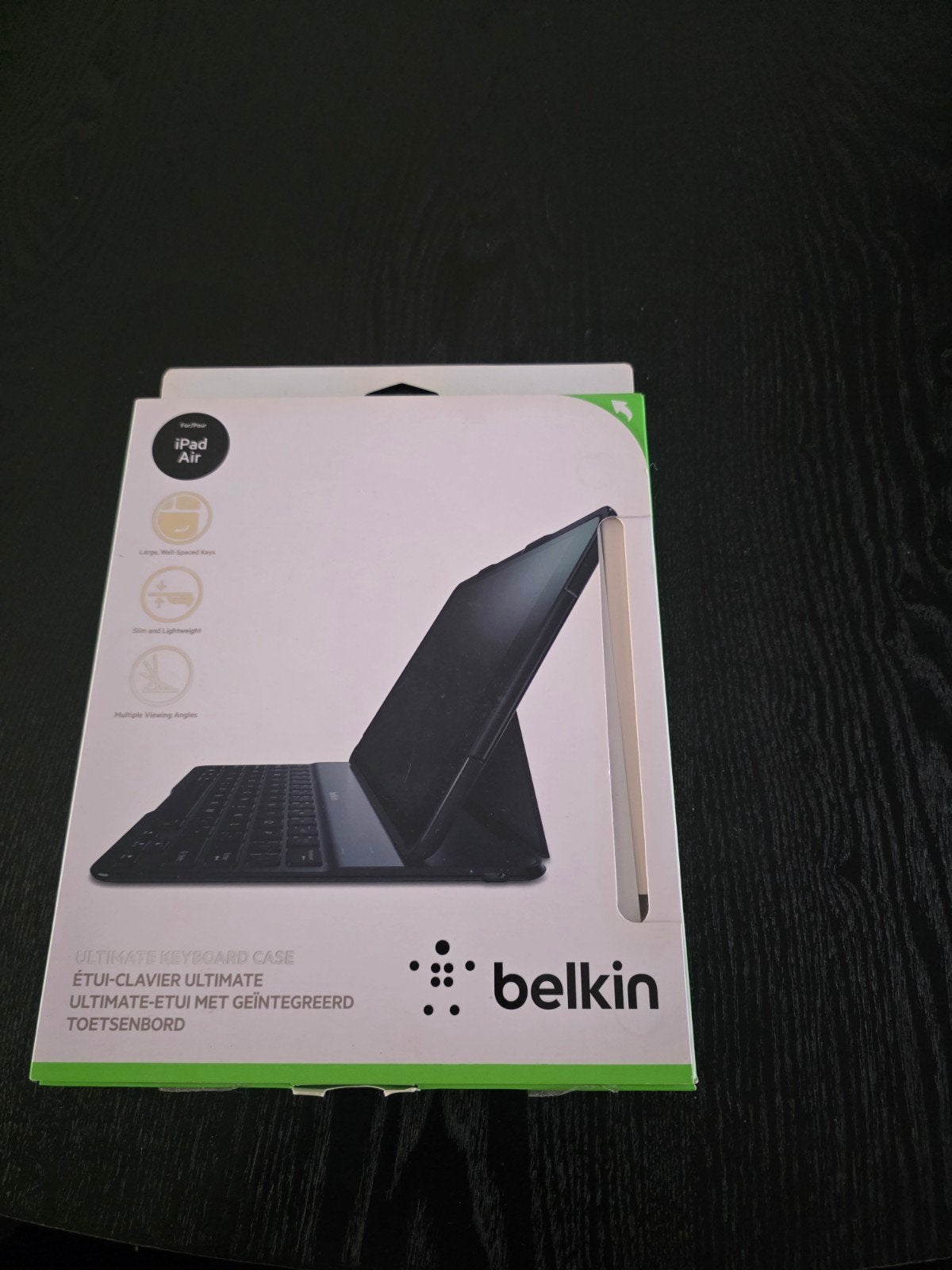 Partij Belkin Ultimate Keyboard Case voor iPad Air, 10 inch, Zwart, Apple iPad Air, Nieuw