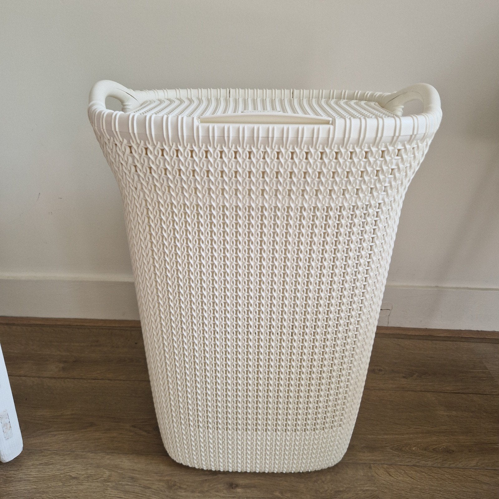 Curver Wasmand Plastic Gevlochten - Wit, Ophalen, Gebruikt, Wit, Kunststof