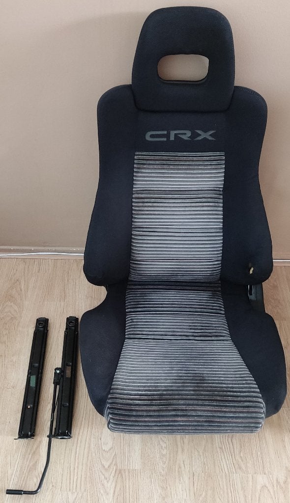 Originele Honda CRX ED9 / EE8 Bestuurdersstoel + Rails OEM, Ophalen, Gebruikt, Honda