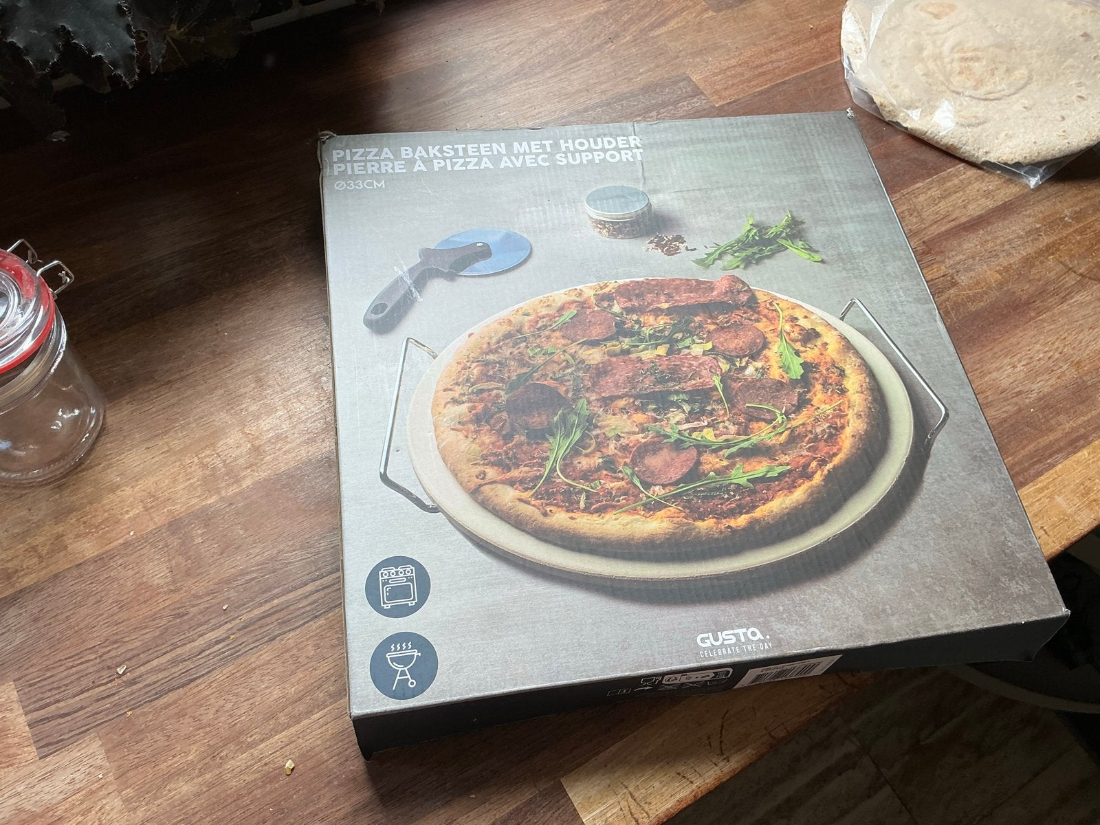 Gusta Pizza Baksteen / Ovensteen - Nieuw, Overige typen, Nieuw, Gusta, Ophalen of Verzenden