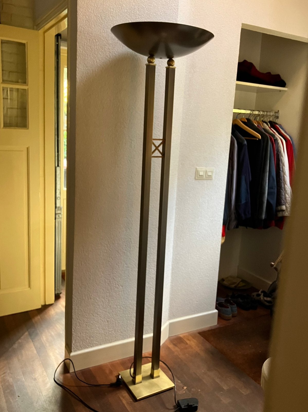 Prachtige vintage jaren ’80 vloerlamp., Huis en Inrichting, Lampen | Vloerlampen, Ophalen, Gebruikt, Vintage, Overige fittingen