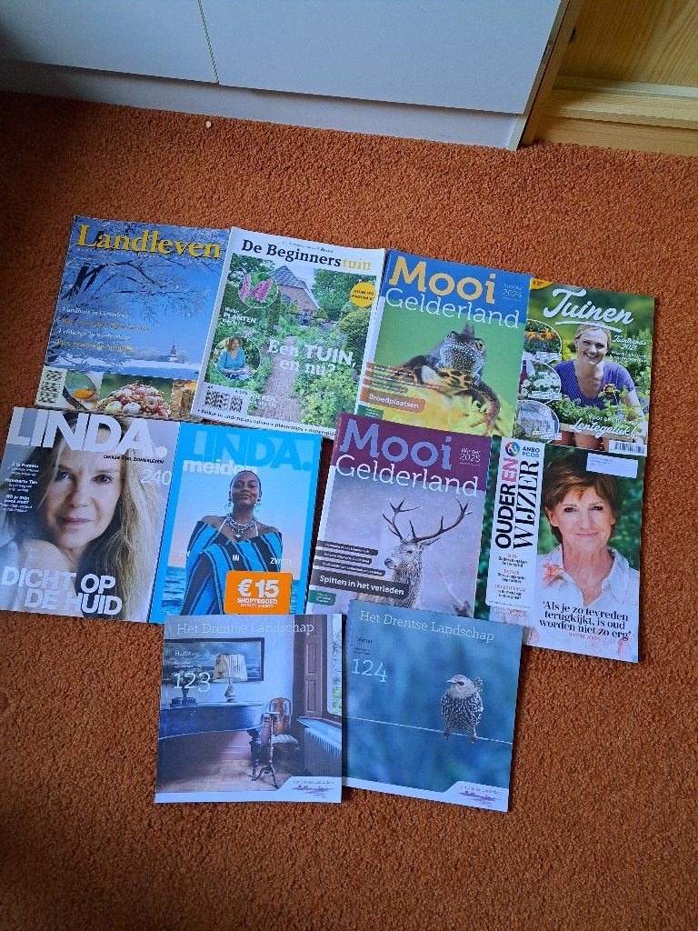 diverse tijdschriften, Ophalen of Verzenden, Zo goed als nieuw, Damesbladen