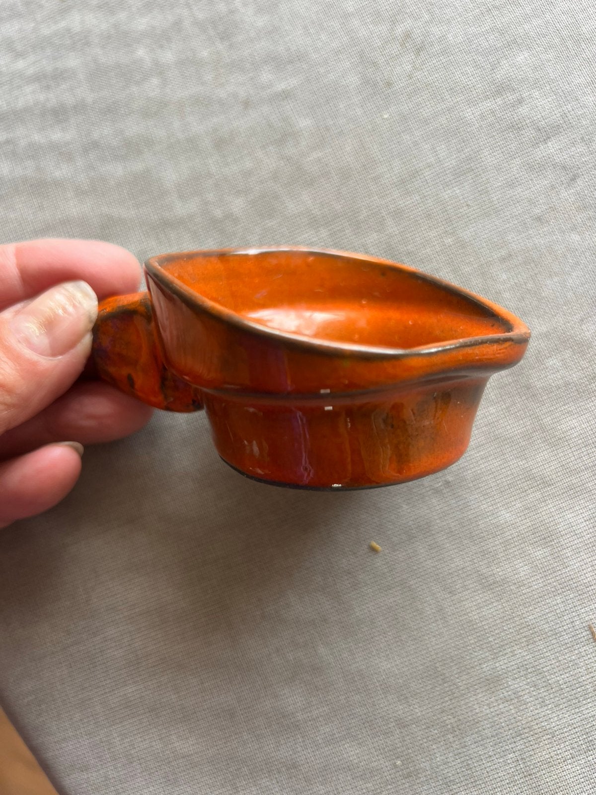 Vintage Aardewerk bakje, Huis en Inrichting, Keuken | Servies, Ophalen of Verzenden, Zo goed als nieuw