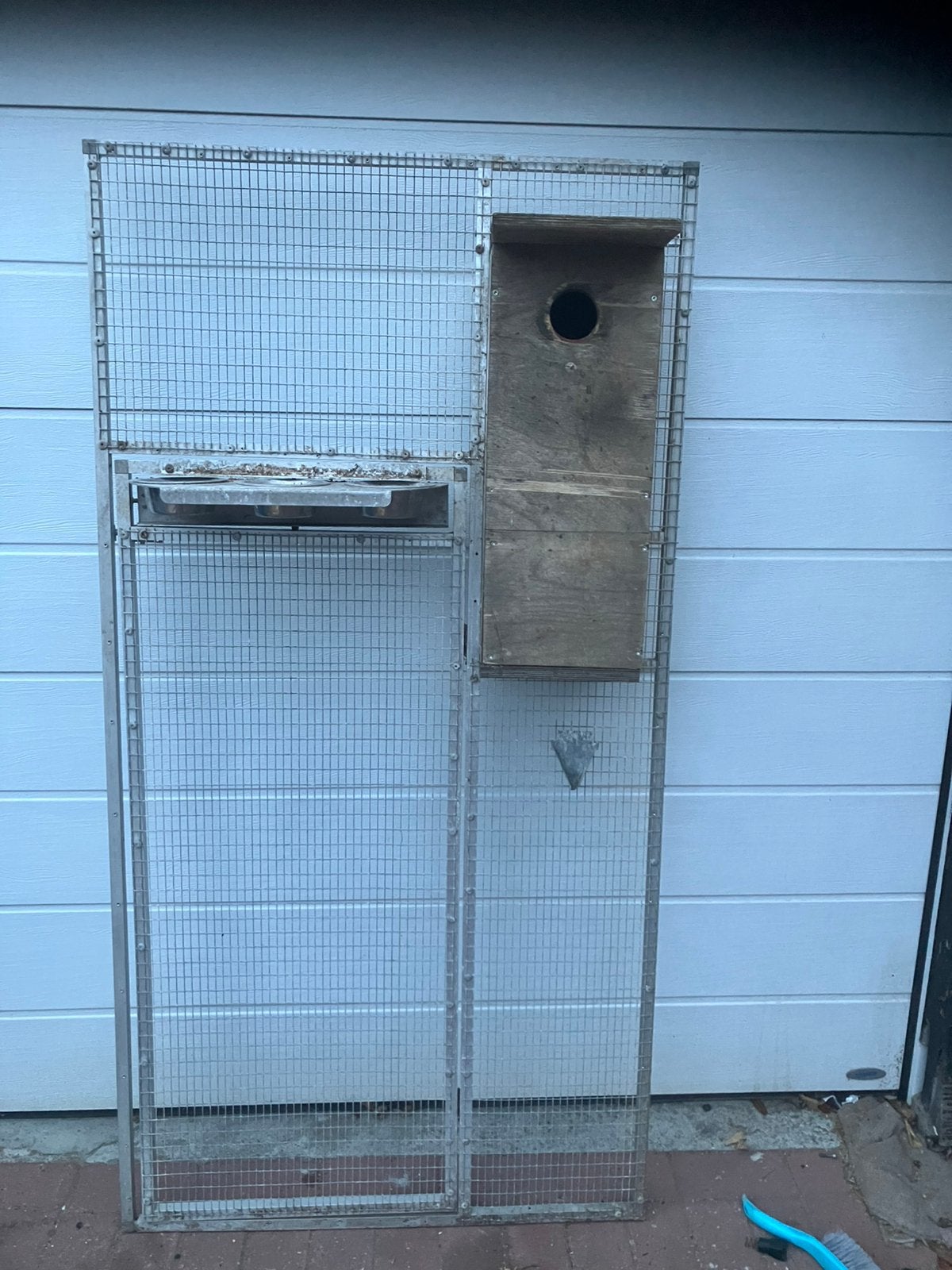 Volière paneel, Ophalen, Zo goed als nieuw, Aluminium, Volière