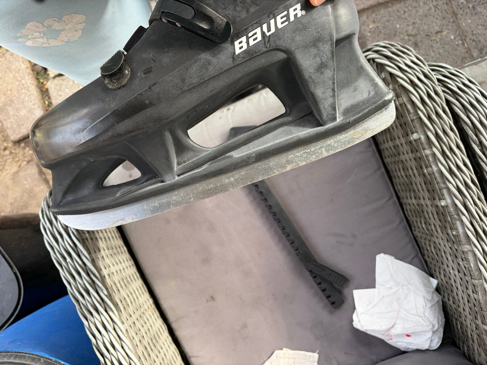 Bauer laser ijshockey schaatsen, Sport en Fitness, Ophalen of Verzenden, Zo goed als nieuw, Schaatsen