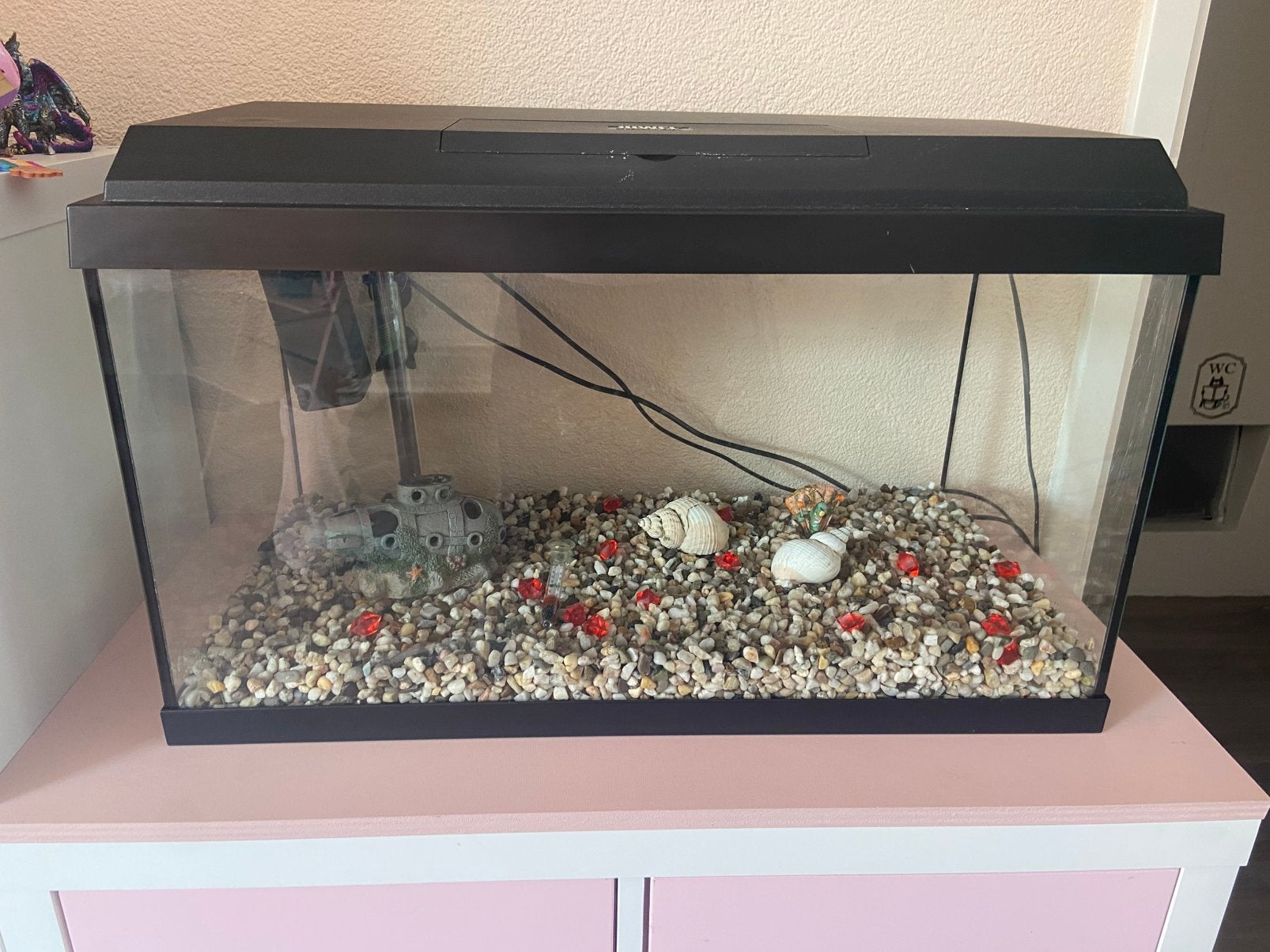 60 L aquarium, Ophalen of Verzenden, Zo goed als nieuw, Leeg aquarium