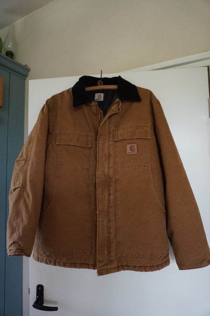 carhartt jas, Bruin, Maat 48/50 (M), Carhartt, Nieuw