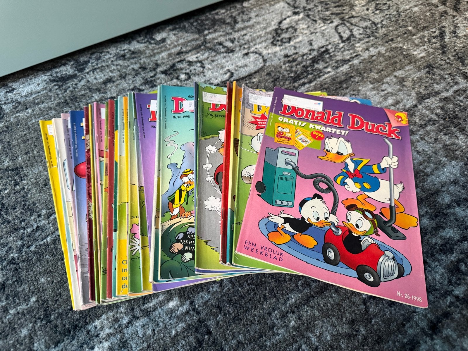 Donald Duck weekbladen - diverse jaargangen, Meerdere stripboeken, Ophalen of Verzenden, Gelezen