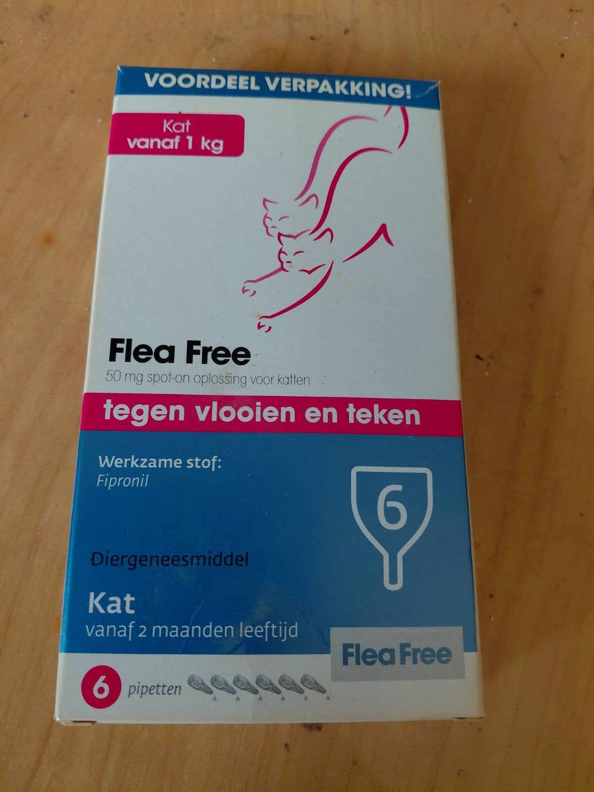 katten vlooien en teken pipetjes middel, Dieren en Toebehoren, Ophalen, Kat