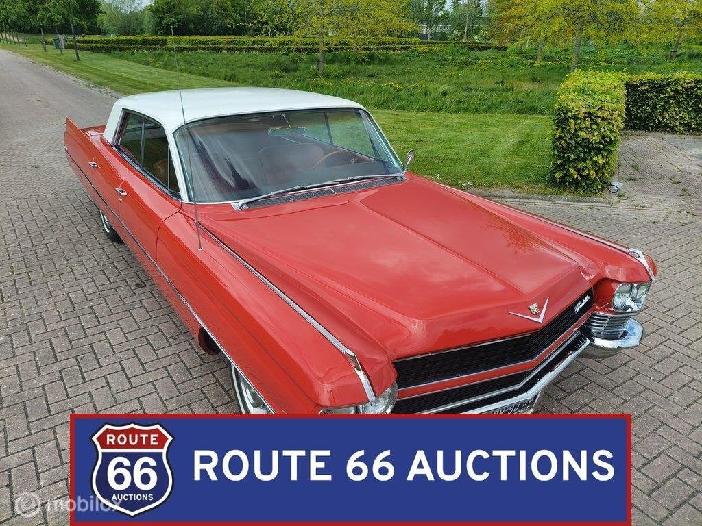 Cadillac Sedan de Ville | 1965 | Route 66 Auctions, Auto's, Oldtimers, Cadillac, Overige carrosserieën, Zwart, Bedrijf