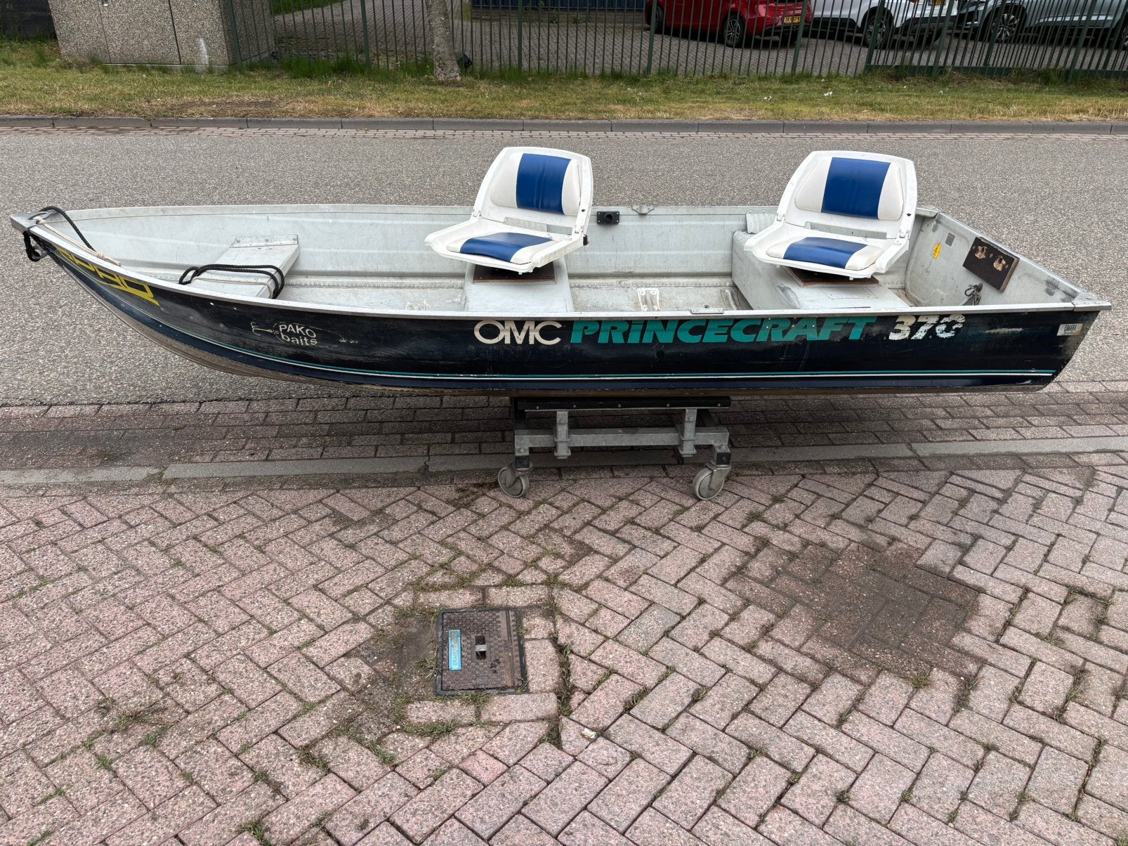 Princecraft 370 aluminium visbootje, Watersport en Boten, Ophalen, Gebruikt, Aluminium, Overig typen
