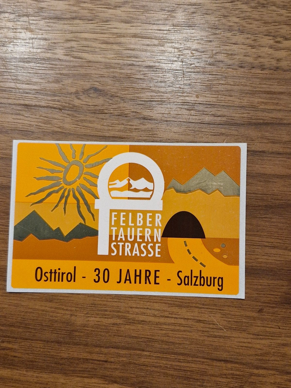 9989  Felber Tauern Strasse Sticker - 30 Jaar Jubileum, Ophalen of Verzenden, Zo goed als nieuw, Overige typen