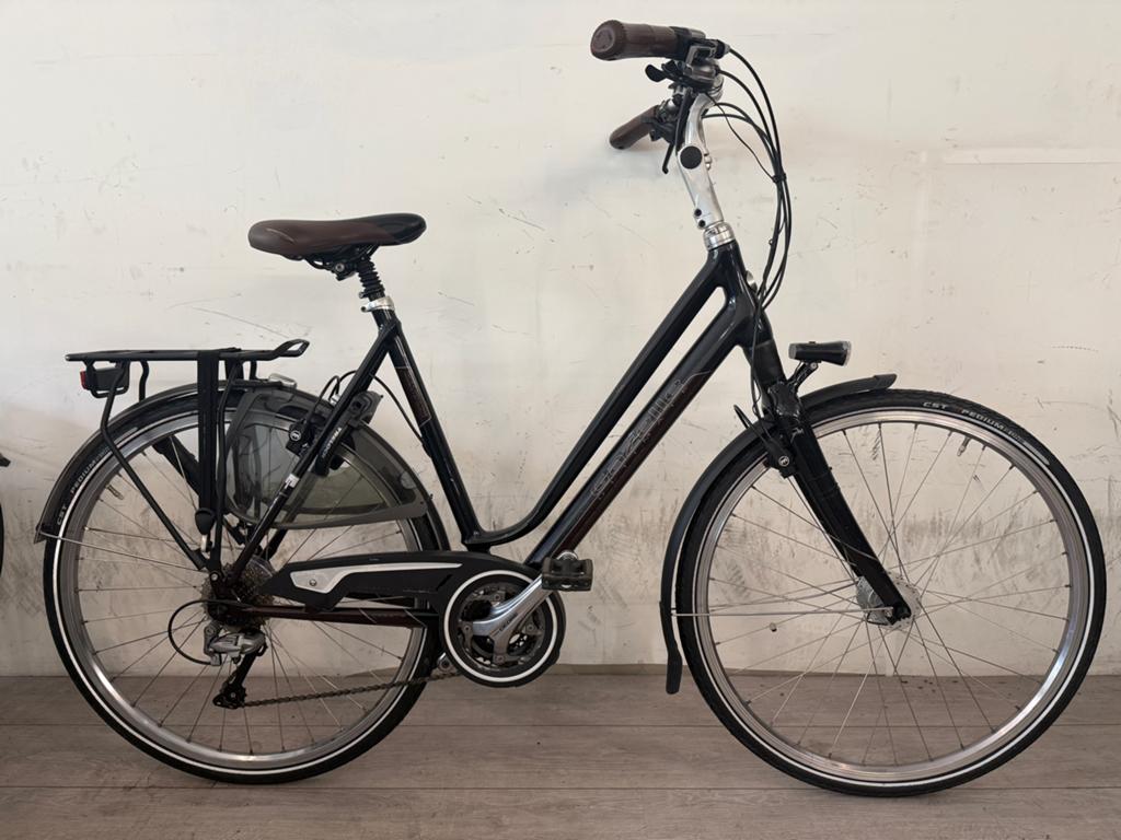 Nette Gazelle ULTIMATE T2 sportfiets 28 inch Z.g.a.n., Velgrem, Versnellingen, Zo goed als nieuw, Gazelle