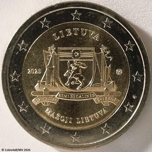 Litouwen bijzondere 2 euromunten UNC 2015 - 2026, Postzegels en Munten, Munten | Europa | Euromunten, Ophalen of Verzenden, Overige landen