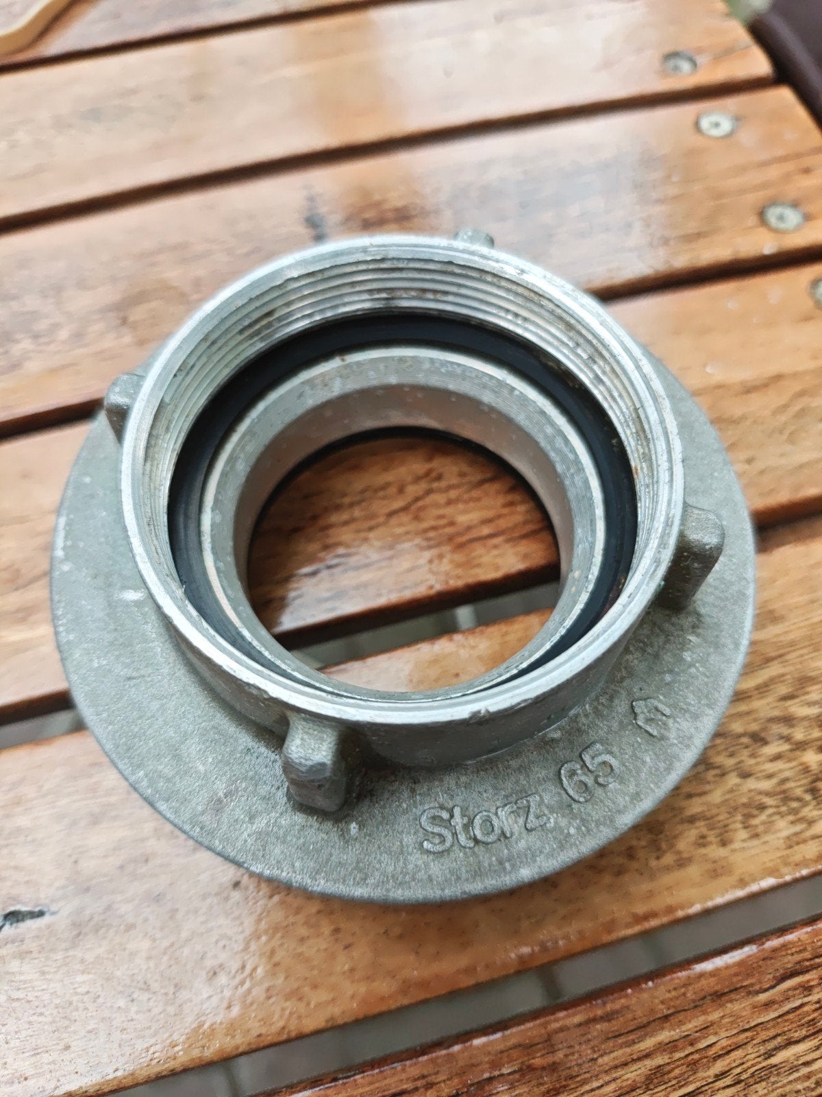 Storz 65 NEN3374 Koppeling - Aluminium, Gebruikt, Overige typen, Aluminium, Ophalen of Verzenden