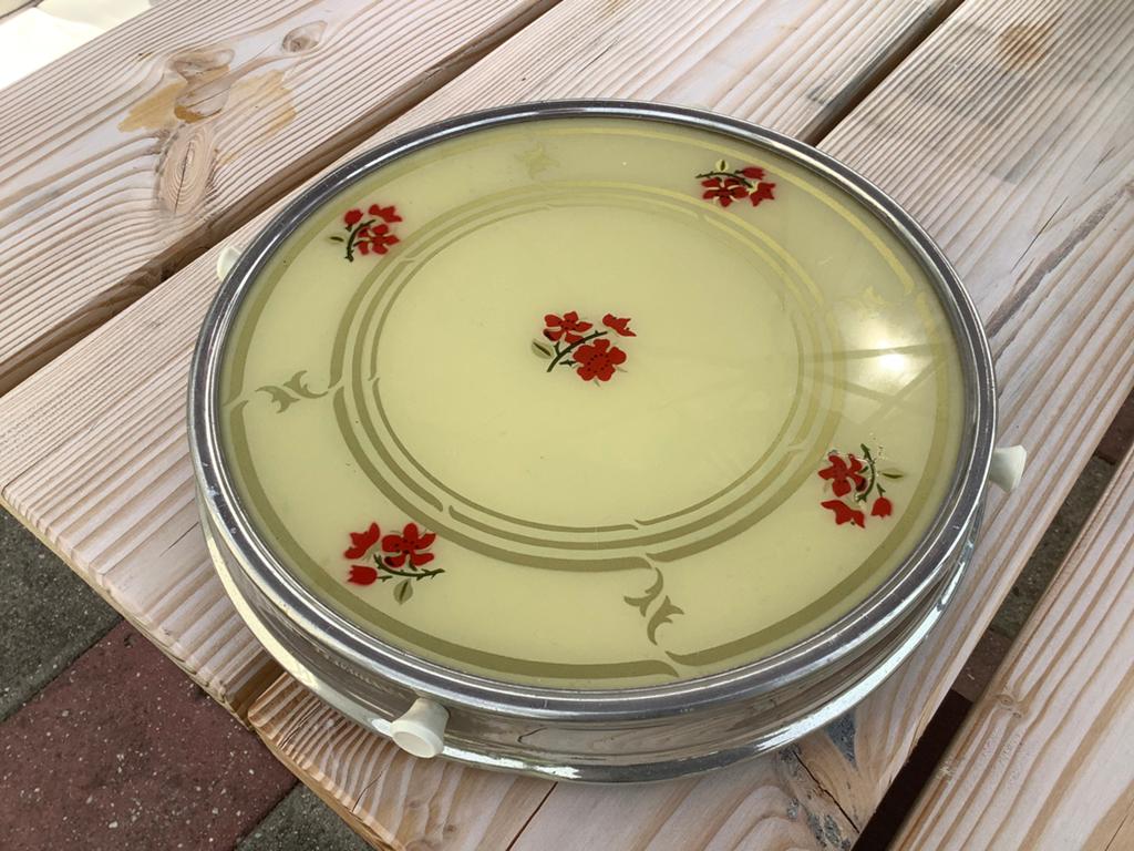 Brocante taartschaal., Ophalen of Verzenden