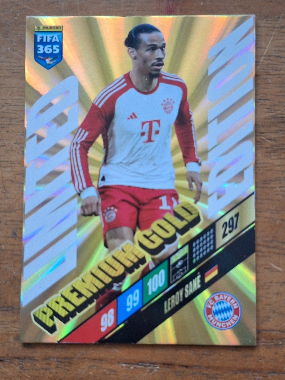 6 Panini FIFA 365 Premium Gold Limited Edition Voetbalkaart, Ophalen, Zo goed als nieuw, Buitenlandse clubs, Spelerskaart