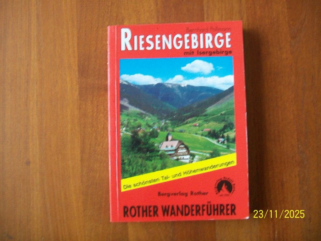 Riesengebirge - Rother Wandelführer ( Isergebirge), Overige merken, Europa, Zo goed als nieuw, Fiets- of Wandelgids