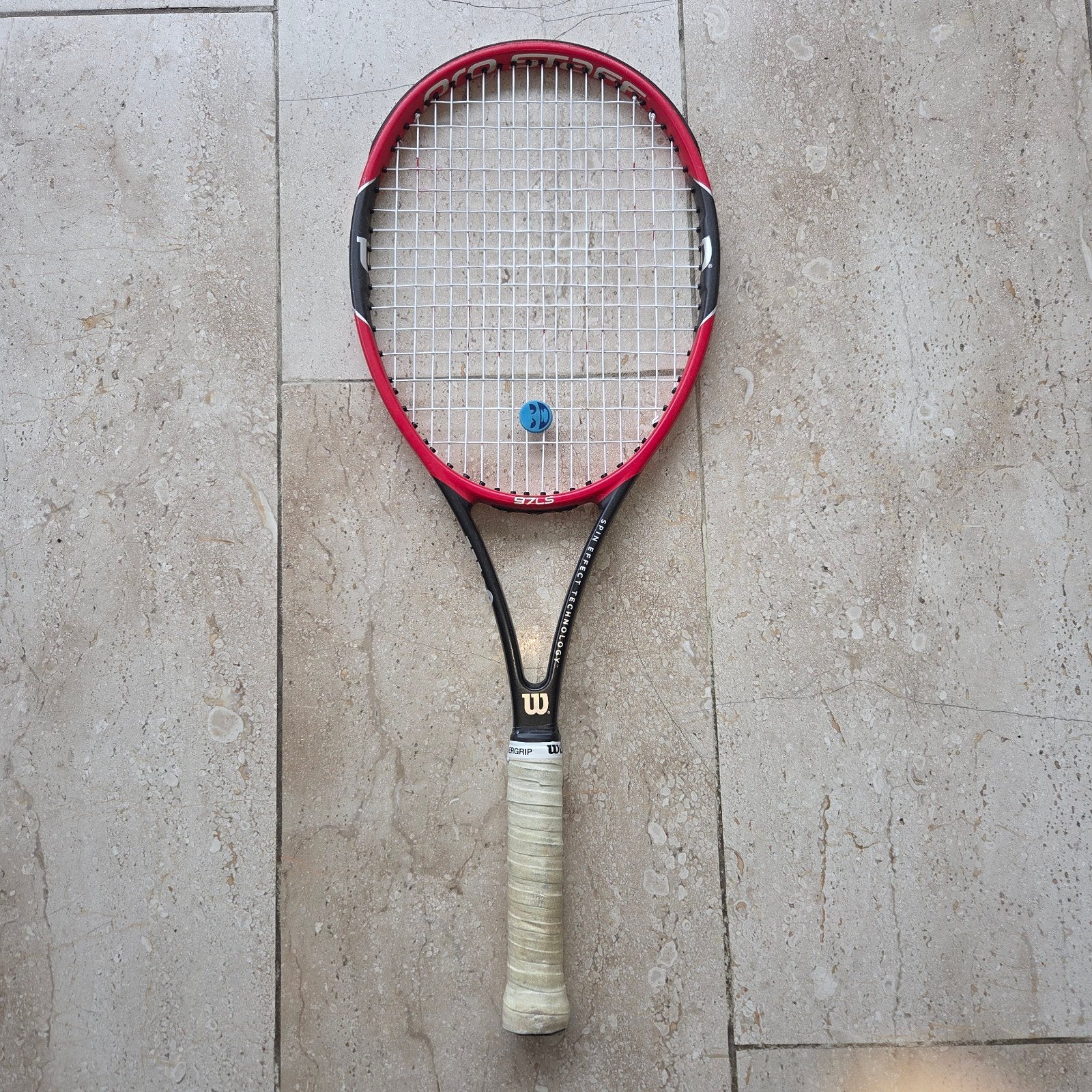 Wilson Pro Staff 97LS Tennisracket, Sport en Fitness, L2, Gebruikt, Ophalen of Verzenden, Wilson