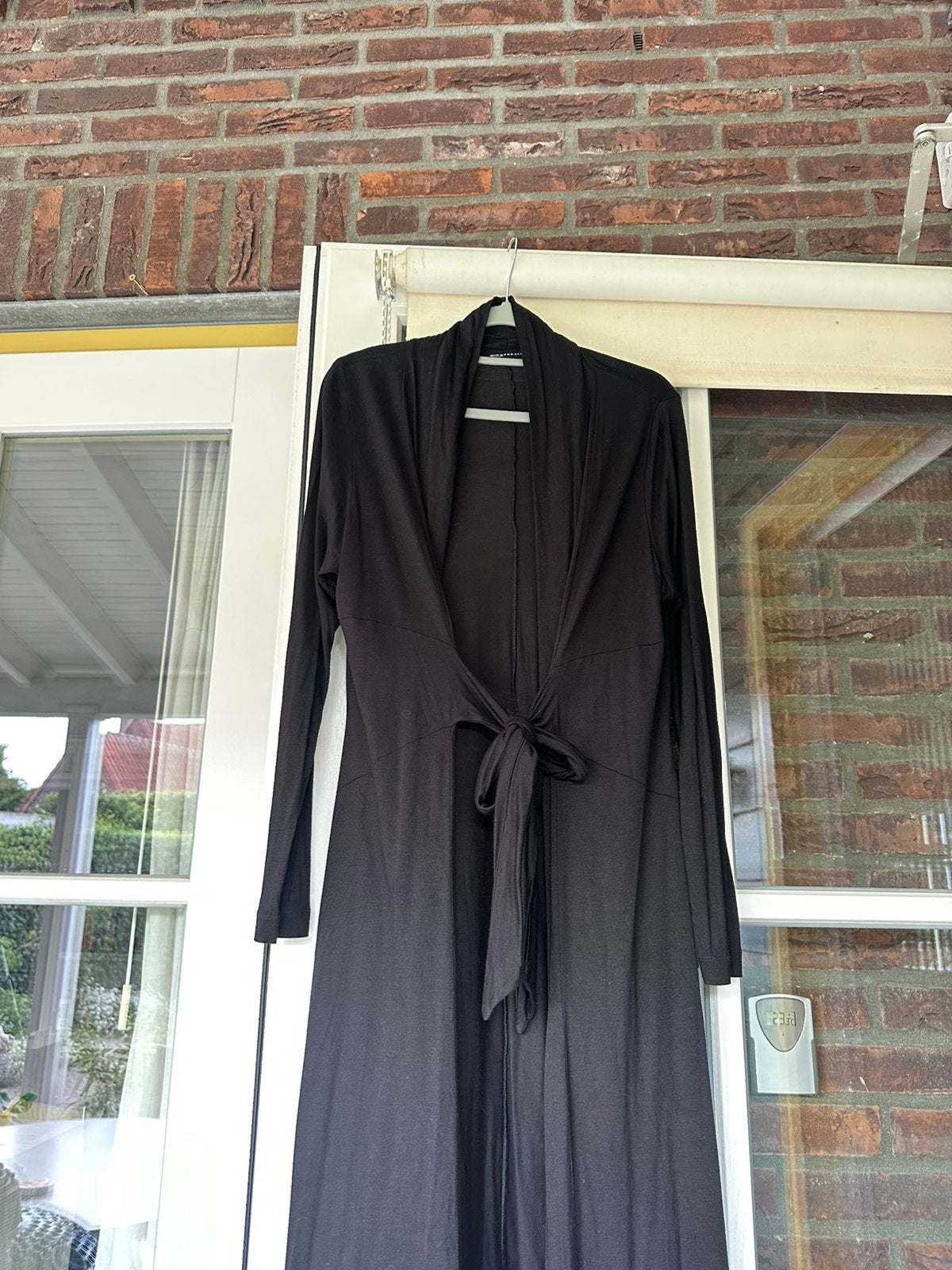 Zwart Expresso lang vestje, maat L, Kleding | Dames, Zwart, Maat 42/44 (L), Zo goed als nieuw, Verzenden