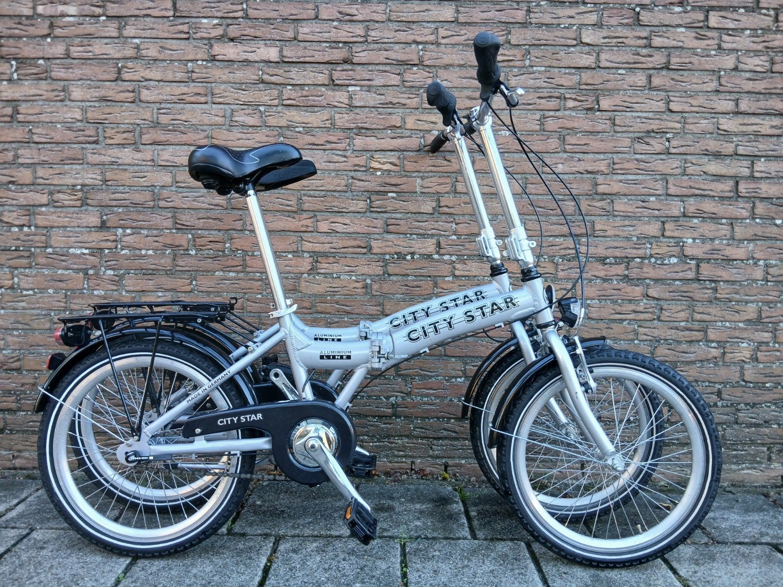 Zo goed als nieuw! Set Aluminium Citystar vouwfietsen., Ophalen, 20 inch of meer, Versnellingen, Zo goed als nieuw
