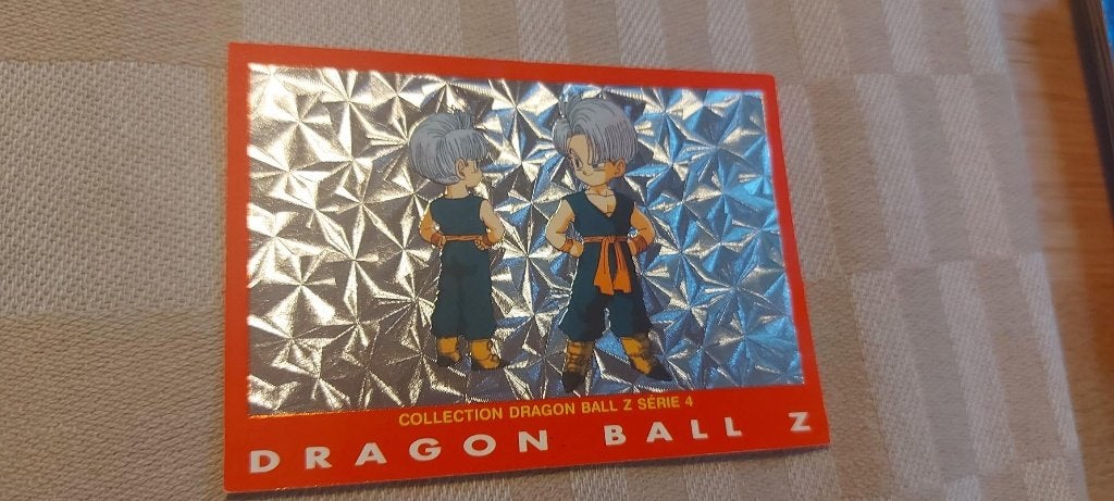 dragonball z kaart shiny reverseholo red line trunks, Ophalen of Verzenden, Nieuw
